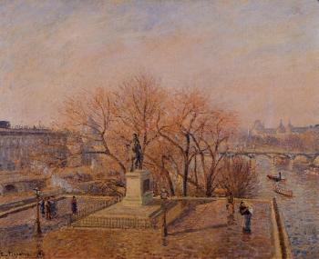 卡米耶 畢沙羅 Pont-Neuf, the Statue of Henri IV, Sunny Weather 卡米耶 畢沙羅 Pont-Neuf, the Statue of Henri IV, Sunny Weather